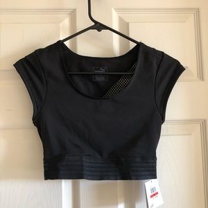 Puma cropped workout top